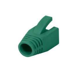 Logilink Modular RJ45 Plug Cable Boot 8mm green, 50pcs