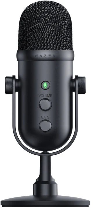 Razer Streaming Microphone Seiren V2 Pro Black, Wired