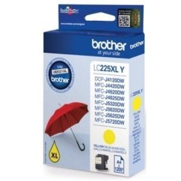 Brother LC225XLY Ink Cartridge, Yellow