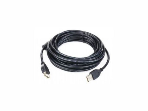 Cablexpert USB 2.0 A M/FM 1.8 m, Black, USB extension cable