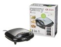 Camry CR 3024 Black/Silver, Sandwich maker, 730 W, Number of plates 3, Number of sandwiches 2