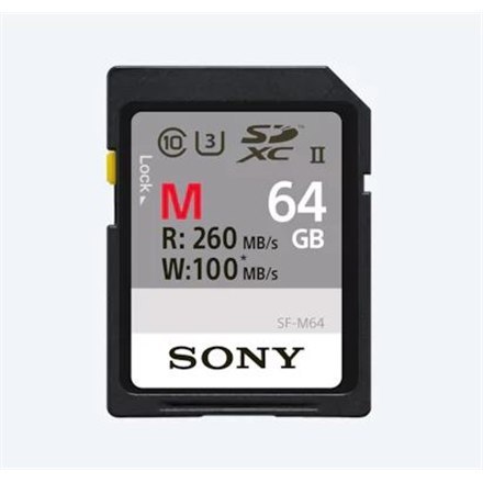 Sony SF-M64 64 GB, MicroSDXC, Flash memory class 10