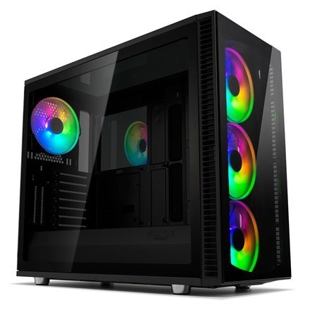 Fractal Design Define S2 Vision RGB Side window, E-ATX, Power supply included No