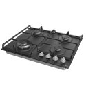 Gorenje Hob GW641EXB Gas, Number of burners/cooking zones 4, Mechanical, Black