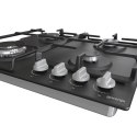 Gorenje Hob GW641EXB Gas, Number of burners/cooking zones 4, Mechanical, Black