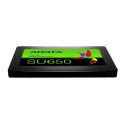 ADATA Ultimate SU650 512 GB, SSD form factor 2.5", SSD interface SATA 6Gb/s, Write speed 450 MB/s, Read speed 520 MB/s