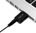 Logilink UA0299 USB 2.0 Adapter Black, Audio, USB-A/M to 3.5mm 4-Pin/F