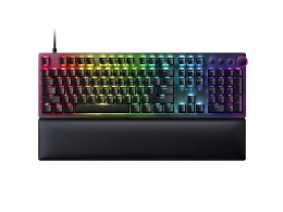 Razer Huntsman V2 Optical Gaming Keyboard, Clicky Purple Switch, Russian Layout, Wired, Black