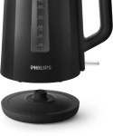 Philips Kettle HD9318/20 Electric, 2200 W, 1.7 L, Plastic, 360° rotational base, Black