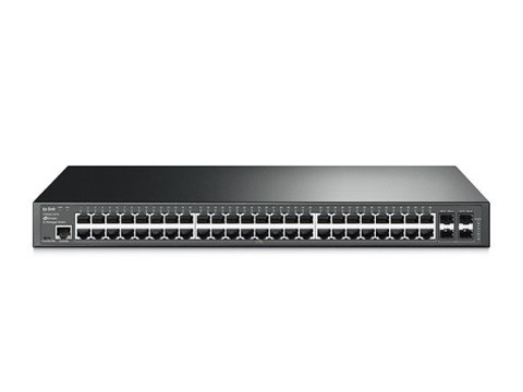 TP-LINK Switch T2600G-52TS L2 Managed, Rack Mountable, 1 Gbps (RJ-45) ports quantity 48, SFP ports quantity 4