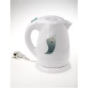 Adler AD 08 Standard kettle, Plastic, White, 850 W, 1 L, 360° rotational base