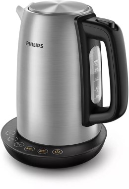 Philips Kettle HD9359/90 Electric, 2200 W, 1.7 L, Stainless steel/Plastic, 360° rotational base, Grey