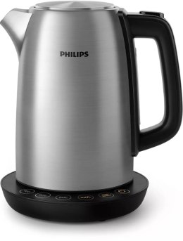 Philips Kettle HD9359/90 Electric, 2200 W, 1.7 L, Stainless steel/Plastic, 360° rotational base, Grey