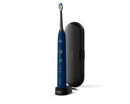 Philips ProtectiveClean 5100 Electric toothbrush HX6851/53 Cordless, Number of heads 2, Dark Blue, Number of teeth brushing mode