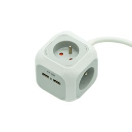 LISTWA ZASILAJĄCA 4 GNIAZDA 2 USB ALEA POWER 1,4M BRENNENSTUHL