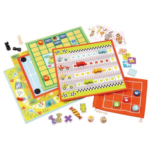 TOOKY TOY ZESTAW GIER 18W1 WARCABY KARTY SUDOKU