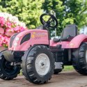 FALK TRAKTOR PINK COUNTRY STAR NA PEDAŁY PRZYCZEPA