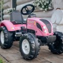 FALK TRAKTOR PINK COUNTRY STAR NA PEDAŁY PRZYCZEPA