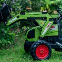 FALK TRAKTOR NA PEDAŁY Z ŁYŻKĄ I PRZYCZEPKĄ CLAAS