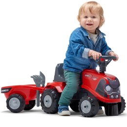 FALK TRAKTOR BABY CASE IH RIDE-ON + PRZYCZEPA +AKC