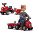 FALK TRAKTOREK BABY MASSEY FERGUSON Z PRZYCZEPKĄ