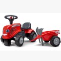 FALK TRAKTOREK BABY MASSEY FERGUSON Z PRZYCZEPKĄ