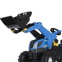 ROLLY TOYS NEW HOLLAND TRAKTOR NA PEDAŁY + ŁYŻKA