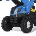 ROLLY TOYS NEW HOLLAND TRAKTOR NA PEDAŁY + ŁYŻKA