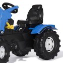 ROLLY TOYS NEW HOLLAND TRAKTOR NA PEDAŁY + ŁYŻKA