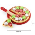 Drewniana Pizza do krojenia z dodatkami Viga Toys