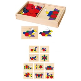 MOZAIKA GEOMETRYCZNA UKŁADANKA LOGICZNA VIGA TOYS