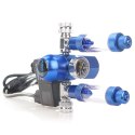 Aquario BLUE TWIN Professional - podwójny zestaw CO2 z butlą 2l