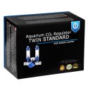 Aquario BLUE TWIN Standard - podwójny zestaw CO2 z butlą 2l