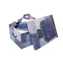 PUDEŁKO DEKORACYJNE KARTONOWE PATCHWORK JEANS MAXI