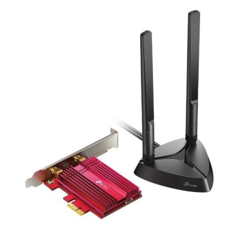 TP-LINK AX3000 Wi-Fi 6 Bluetooth 5.0 PCIe Adapter TX3000E 2.4GHz/5GHz, Antenna type 2xHigh-Gain External Antennas, 574+2402 Mbit