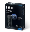 Braun Shaver Series One 170s Mains powered, Number of shaver heads/blades 1, Black