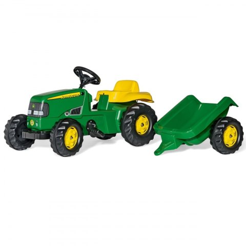 ROLLY TOYS TRAKTOR NA PEDAŁY JOHN DEERE Z PRZYCZEP