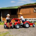 FALK TRAKTOR MASSEY FERGUSON NA PEDAŁY Z PRZYCZEPĄ