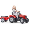 FALK TRAKTOR MASSEY FERGUSON NA PEDAŁY Z PRZYCZEPĄ