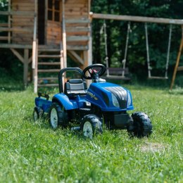 FALK TRAKTOR NA PEDAŁY NEW HOLLAND Z PRZYCZEPKĄ