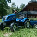 FALK TRAKTOR NA PEDAŁY NEW HOLLAND Z PRZYCZEPKĄ