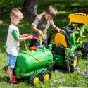 Rolly Toys rollyTrailer cysterna John Deere dwuosiowa + pompka