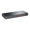 TP-LINK Switch TL-SL1218MP Unmanaged, Rack-mountable, 10/100 Mbps (RJ-45) ports quantity 16, 1 Gbps (RJ-45) ports quantity 2, Po
