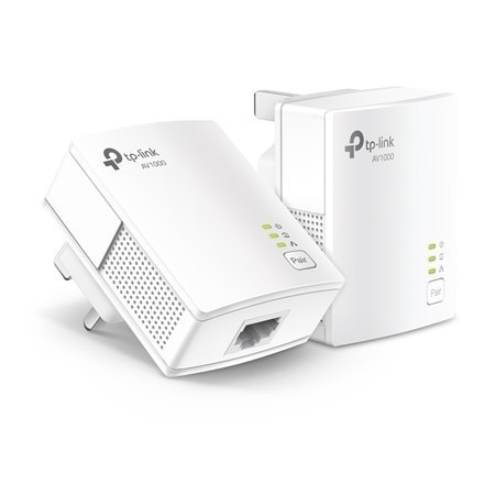 TP-LINK Gigabit Powerline Starter Kit TL-PA7017 KIT 10/100/1000 Mbit/s, Ethernet LAN (RJ-45) ports 1, No Wi-Fi, Data transfer ra