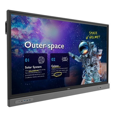 Benq RM6503 Interactive Flat Panel Display, 65 ", Landscape, 16:9, Black, Touchscreen, 178 °, 178 °, 3840 x 2160, 4K UHD, 8 ms,
