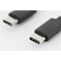 Digitus USB Type-C Connection Cable AK-300138-010-S USB Male 2.0 (Type C), USB Male 2.0 (Type C), Black, 1 m