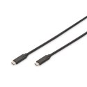 Digitus USB Type-C Connection Cable AK-300139-010-S USB Male 3.1 Gen 2 (Type C), USB Male 3.1 Gen 2 (Type C), Black, 1 m