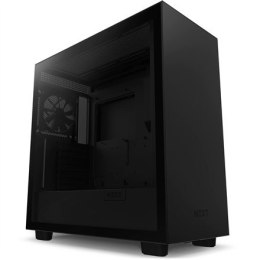 NZXT Case H7 Side window, Black, Mid-Tower, Power supply included No