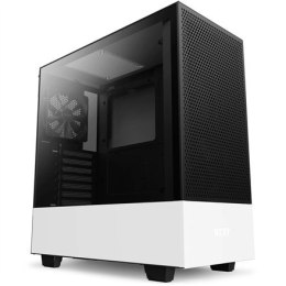 NZXT Flow Compact Mid-tower Case CA-H52FW-01 Side window, White, Mid-Tower, Power supply included No