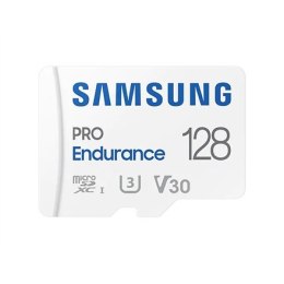 Samsung PRO Endurance MB-MJ128KA/EU 128 GB, MicroSD Memory Card, Flash memory class U3, V30, Class 10, SD adapter